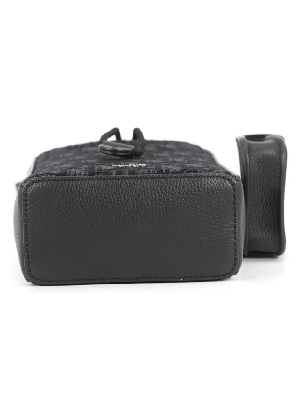 Dior Shoulder Bag Oblique Bucket Canvas Black